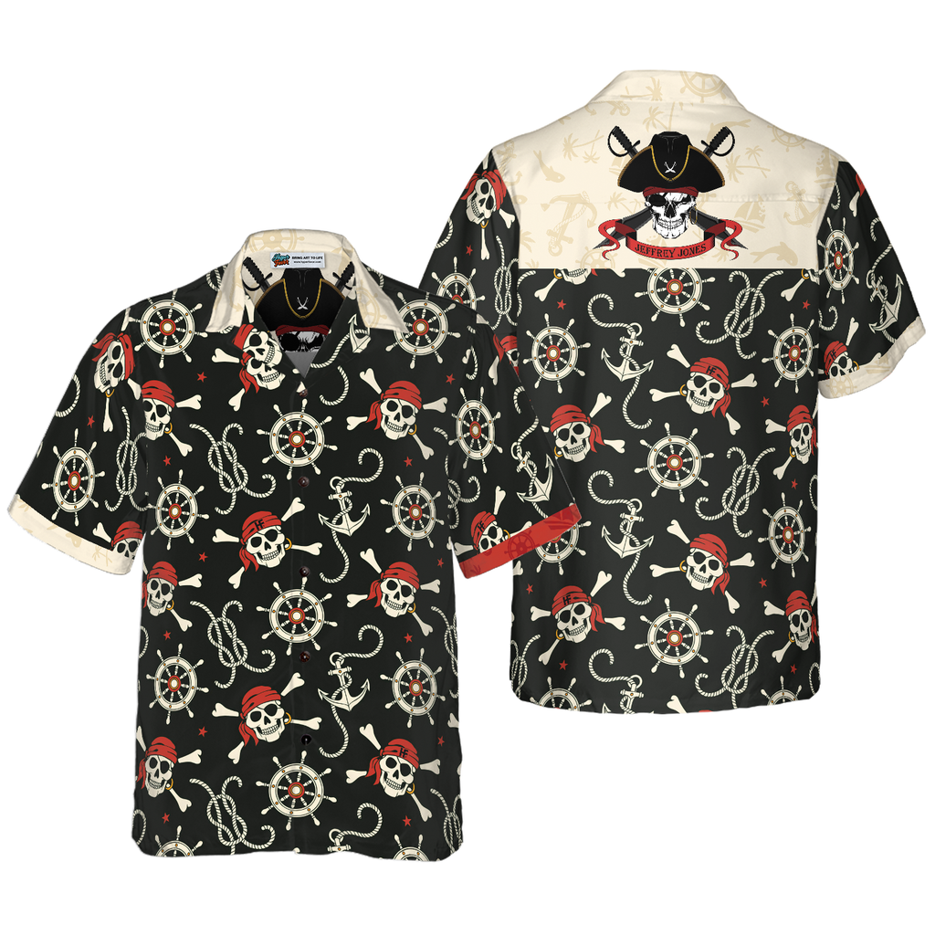 Amazing Pirate Captain Custom Hawaiian Shirt